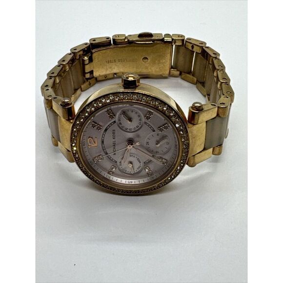 Michael Kors Mini Parker MK6110 Women\'s Rose Gold Analog Dial Wrist Watch JNA838 main image 10